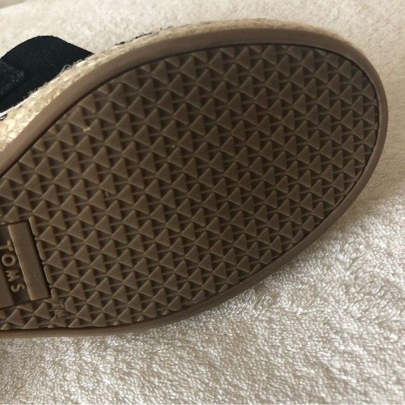 Toms suede slingback wedge black - Picture 7 of 7